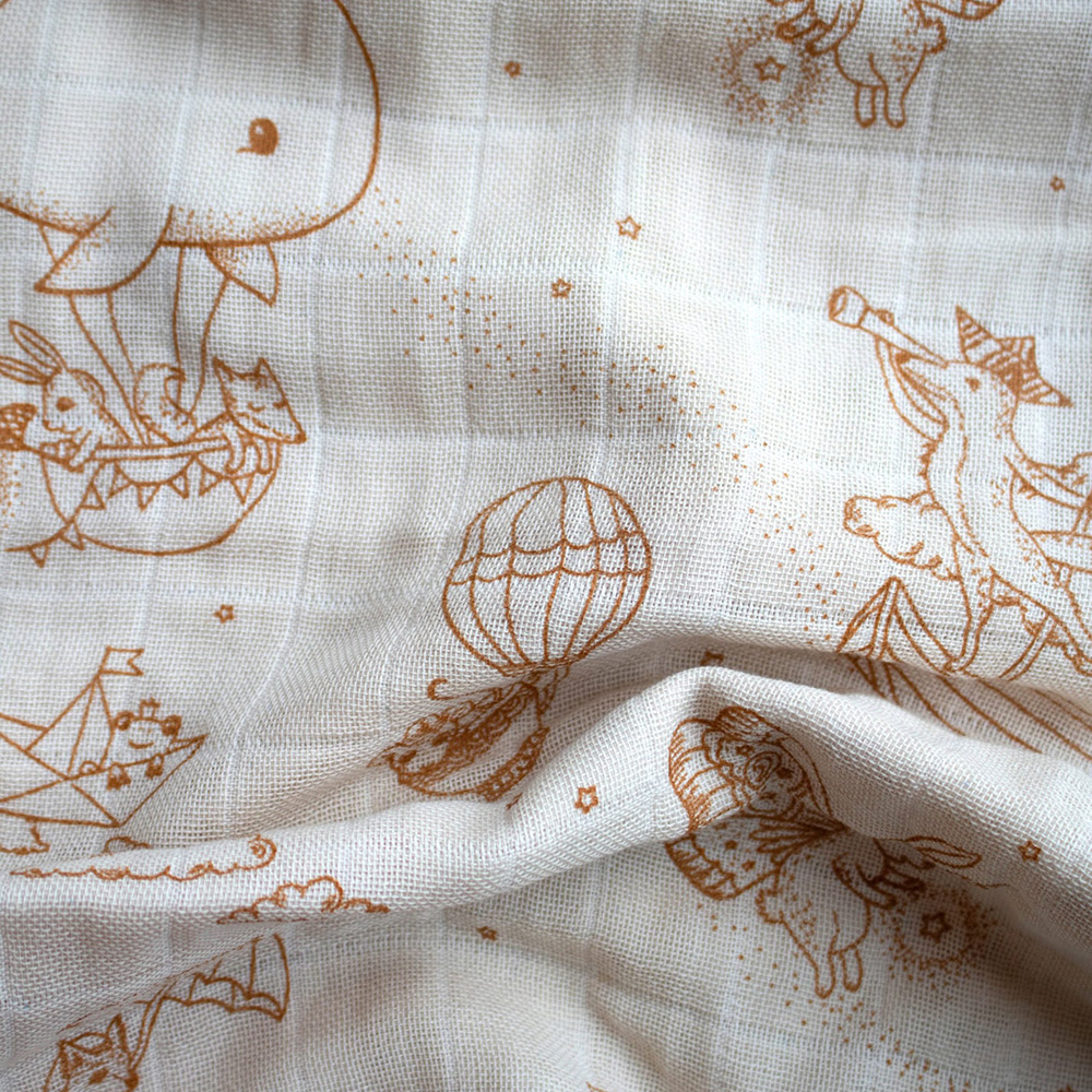 Filibabba GOTS muslinfilt Dreamy Adventurers