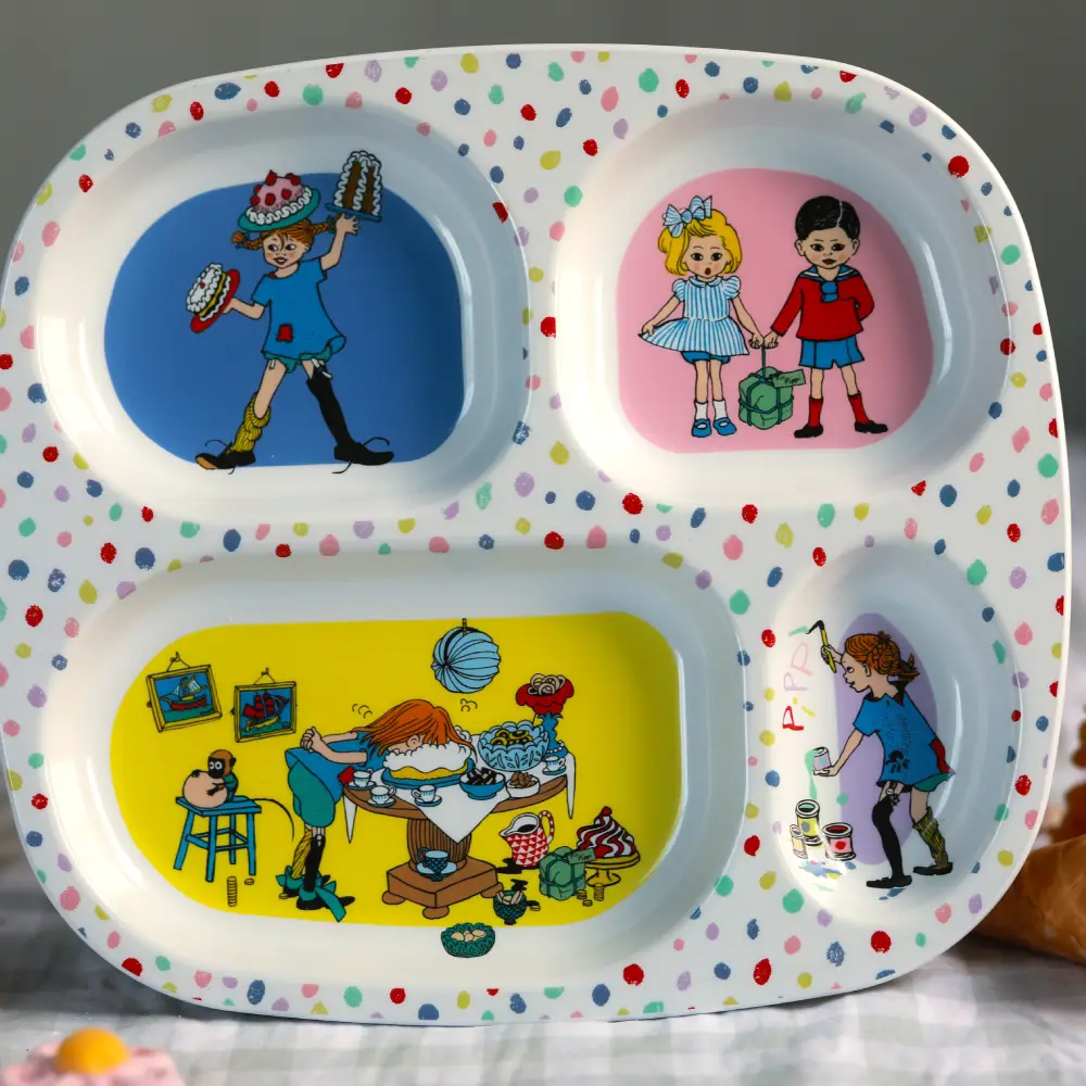 Rätt start Pippi Födelsedag Facktallrik