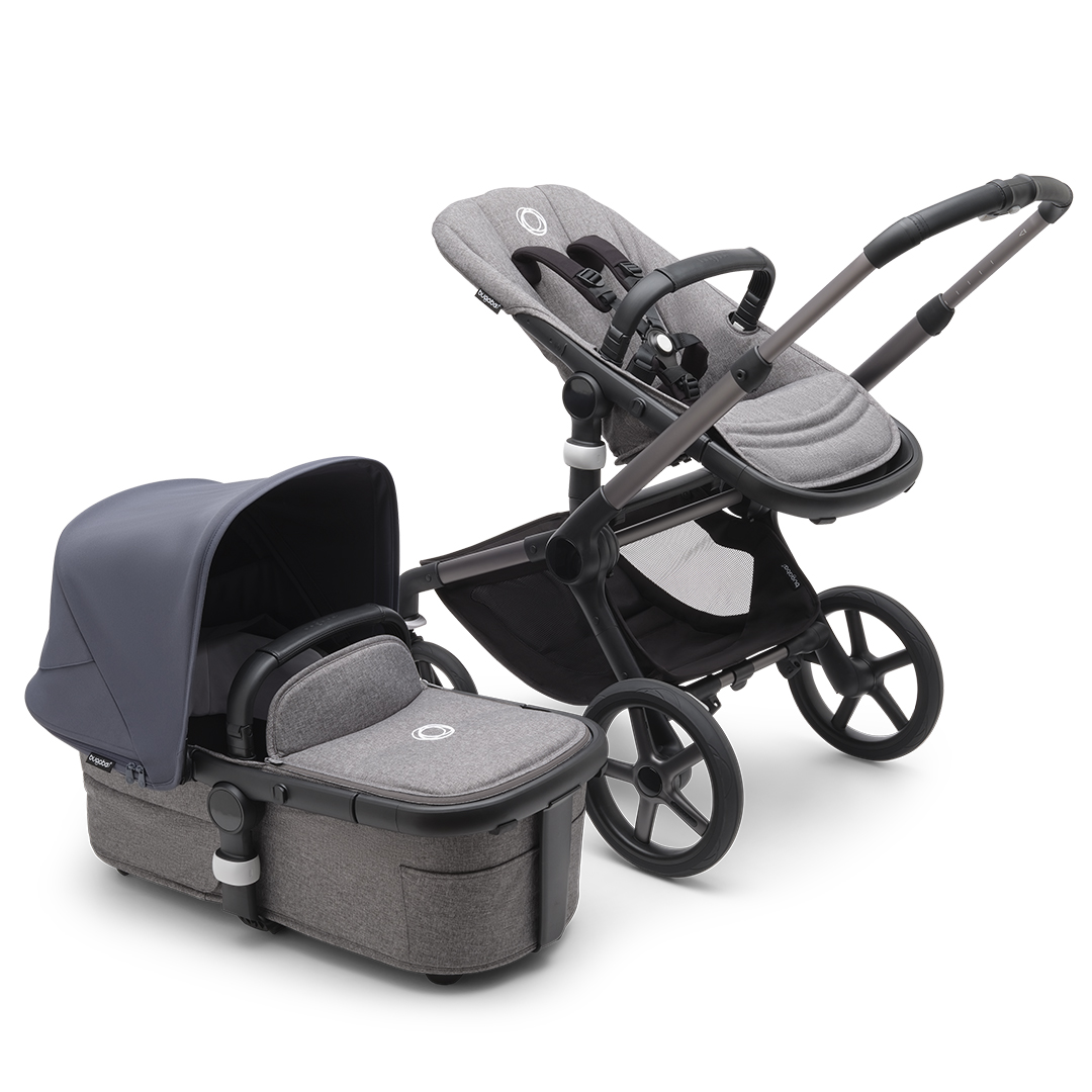 Bugaboo Fox 5 duovagn Stormy Blue