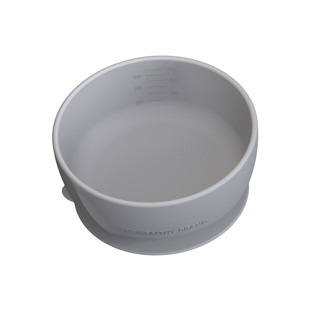 Everyday Baby silikonskål med sugkopp Quiet Grey