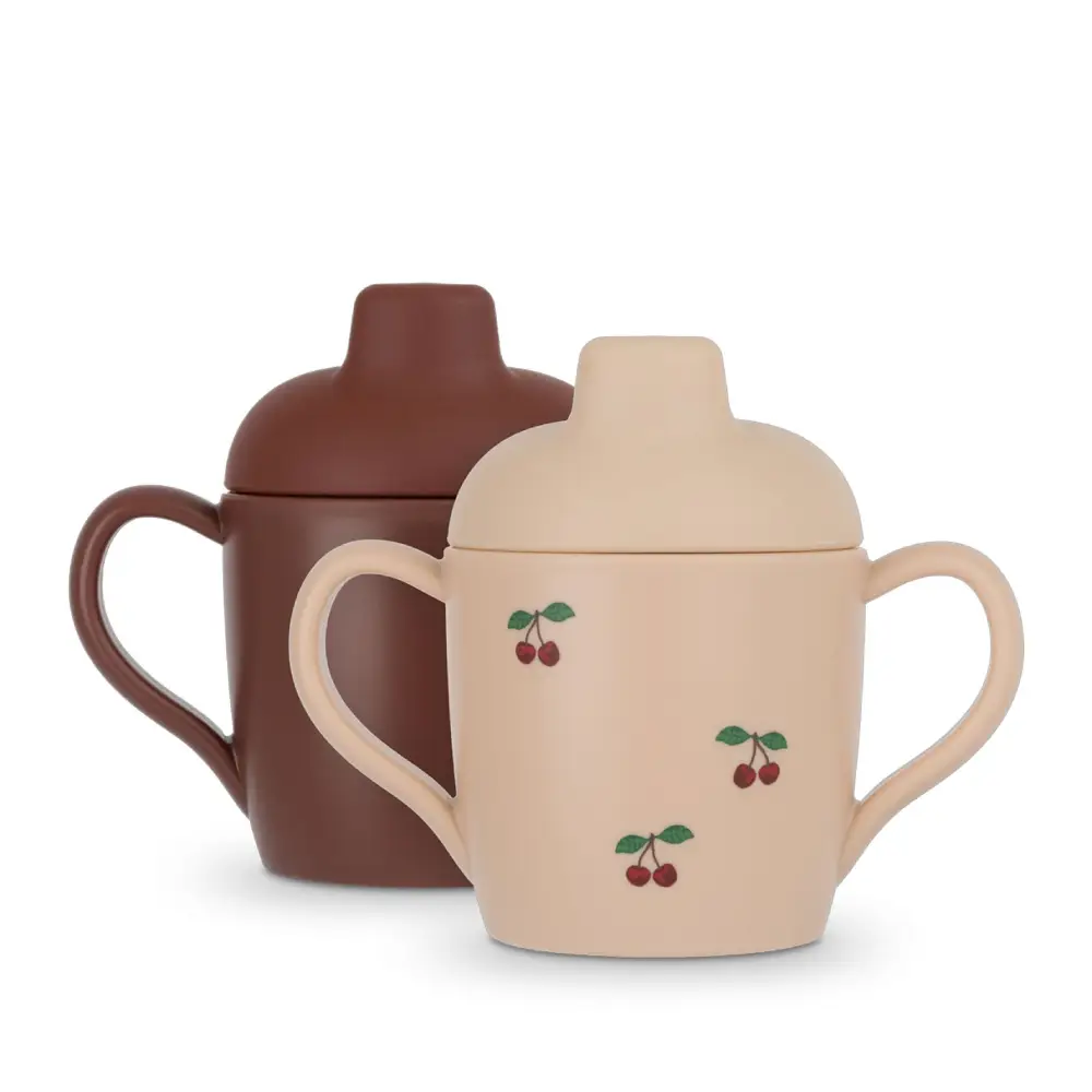 Konges Slöjd 2 Pack Sippy Cup Cherry