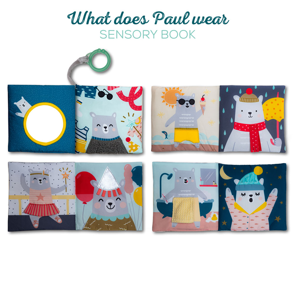 Taf Toys What Does Paul Wear Book leksak