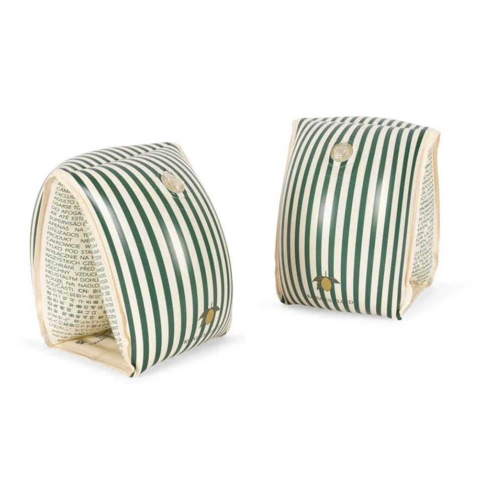 Konges Slöjd Armpuffar Green Stripe 3-6 år