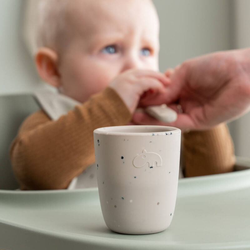 Done By Deer Silicone first meal set Birdee Sand