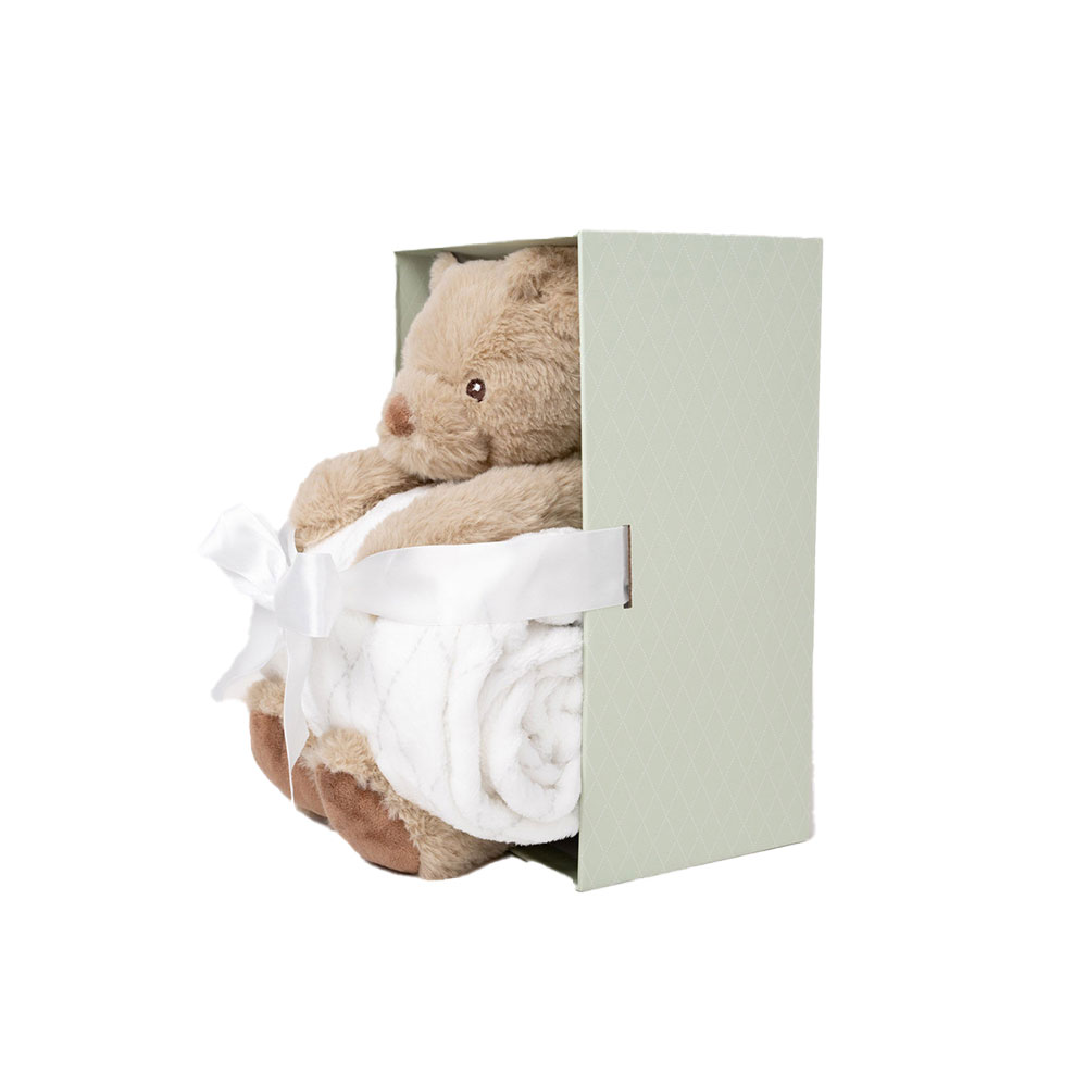 Teddykompaniet Sven med filt i presentbox