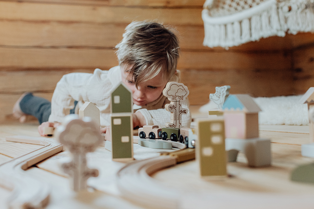 Micki premium Trä byggklossar 23 st