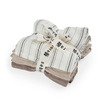 Sebra muslinfiltar 3-pack cream stripe beige
