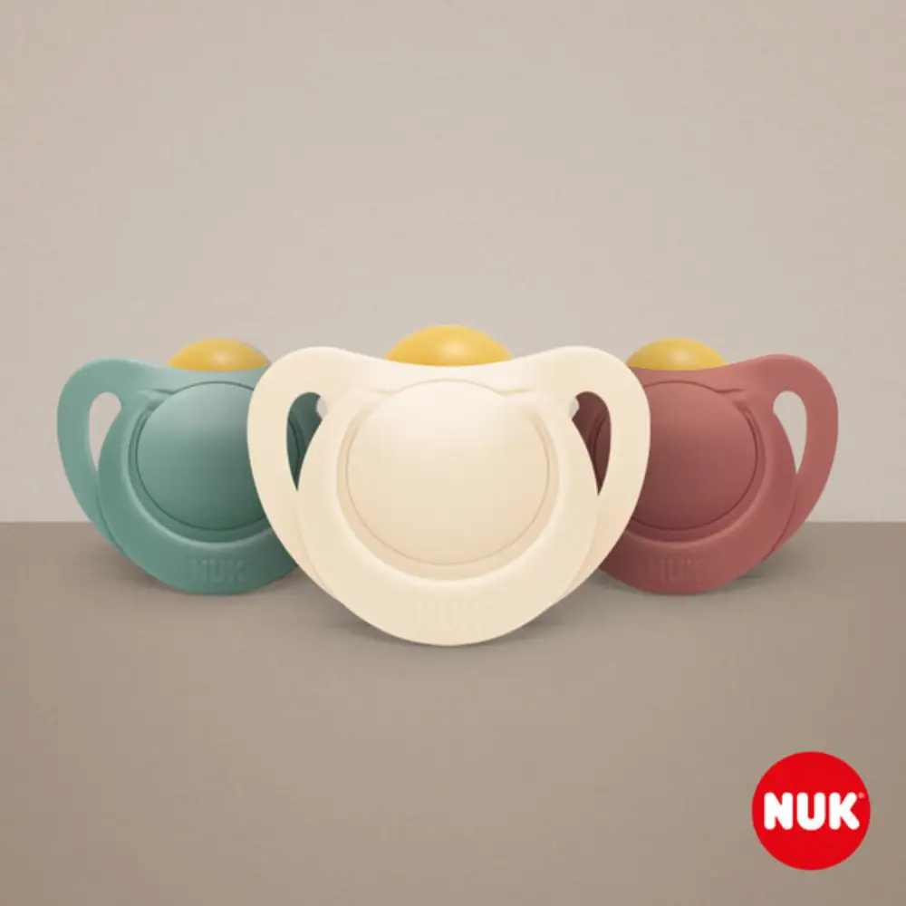 NUK for Nature Napp Latex 0-6 m- Red/Cream