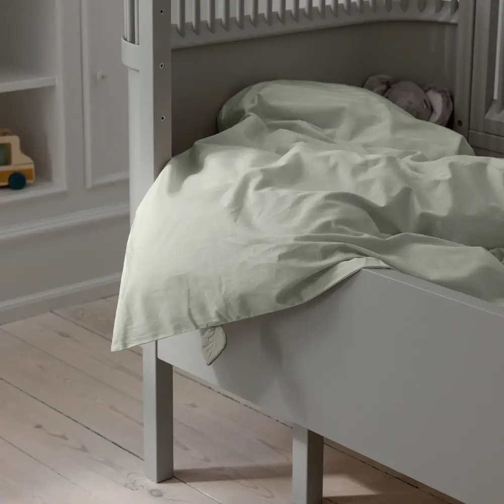 Sebra Påslakanset junior mist green