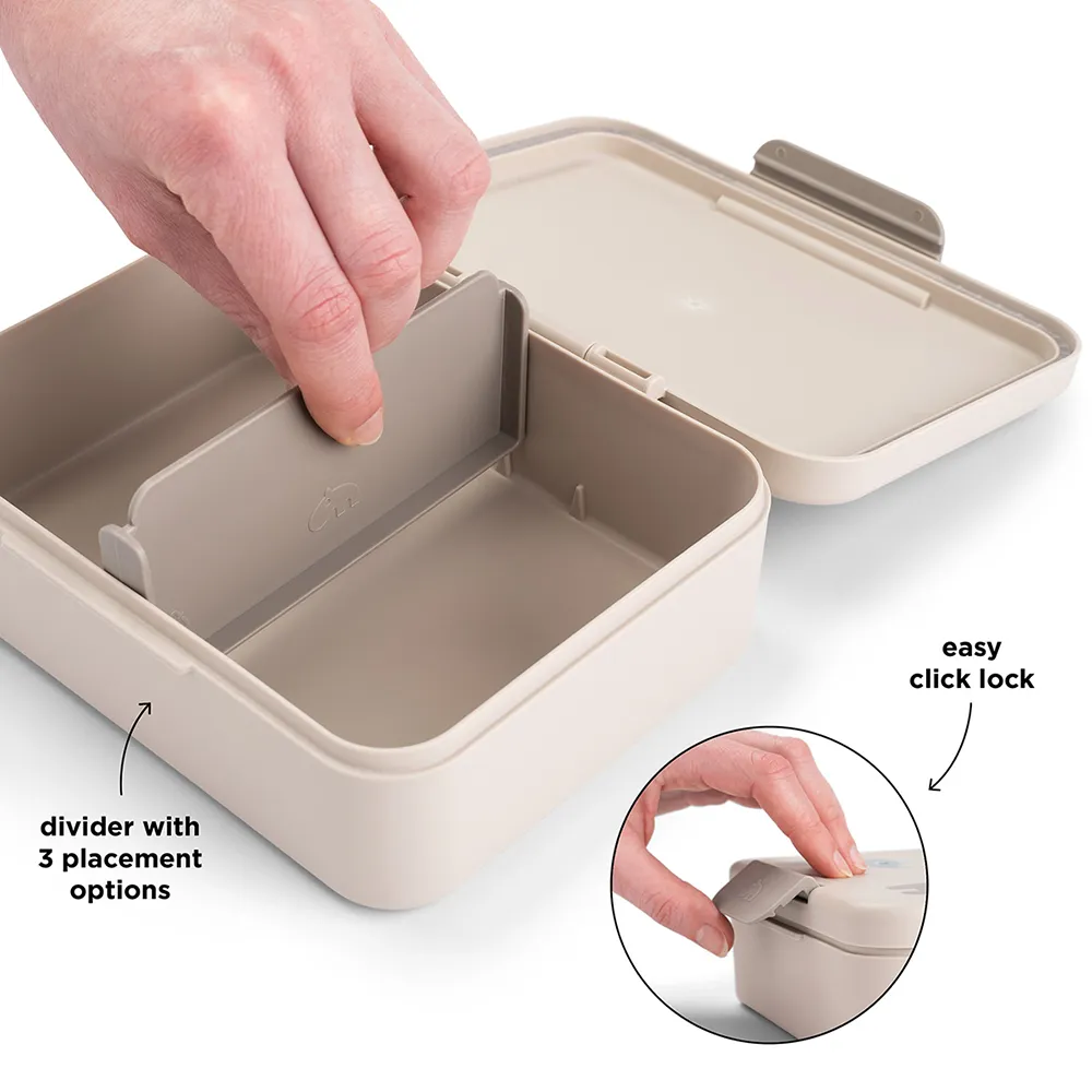 Done by Deer matlåda med avdelare Celebration Sand