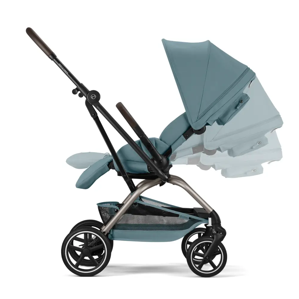 Cybex EEZY S TWIST Barnvagn+ 2 TPE Stormy Blue