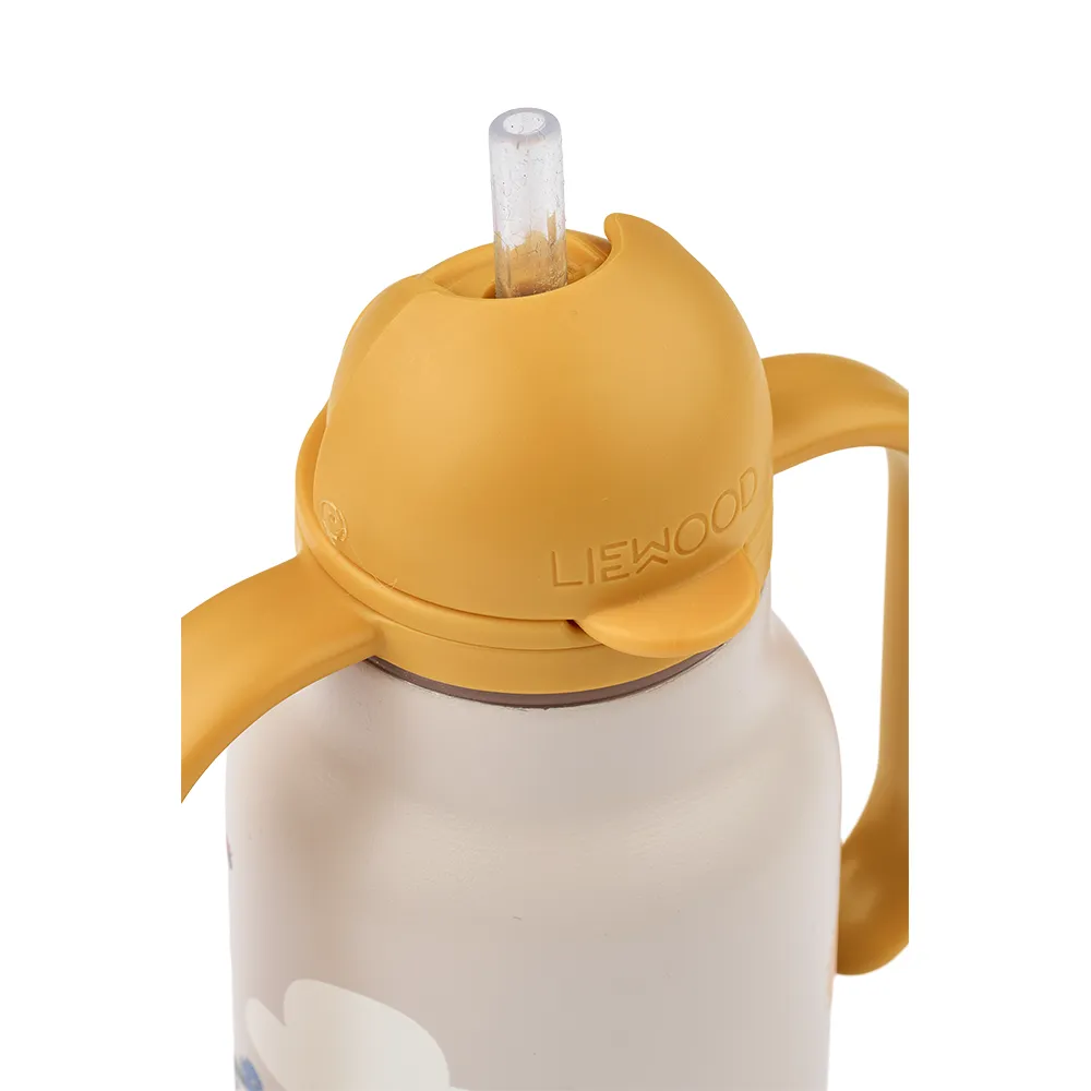 Liewood Kimmie vattenflaska 250 ml Around the world / Sandy 2623