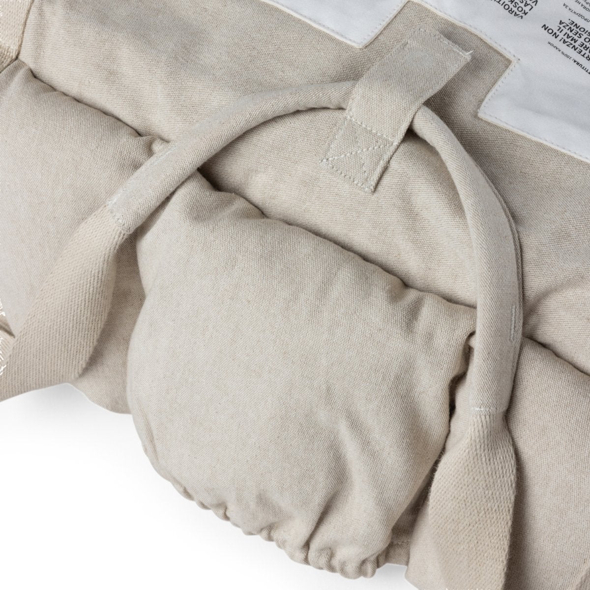 Sebra Babynest 3-i-1 med huv morning beige melange
