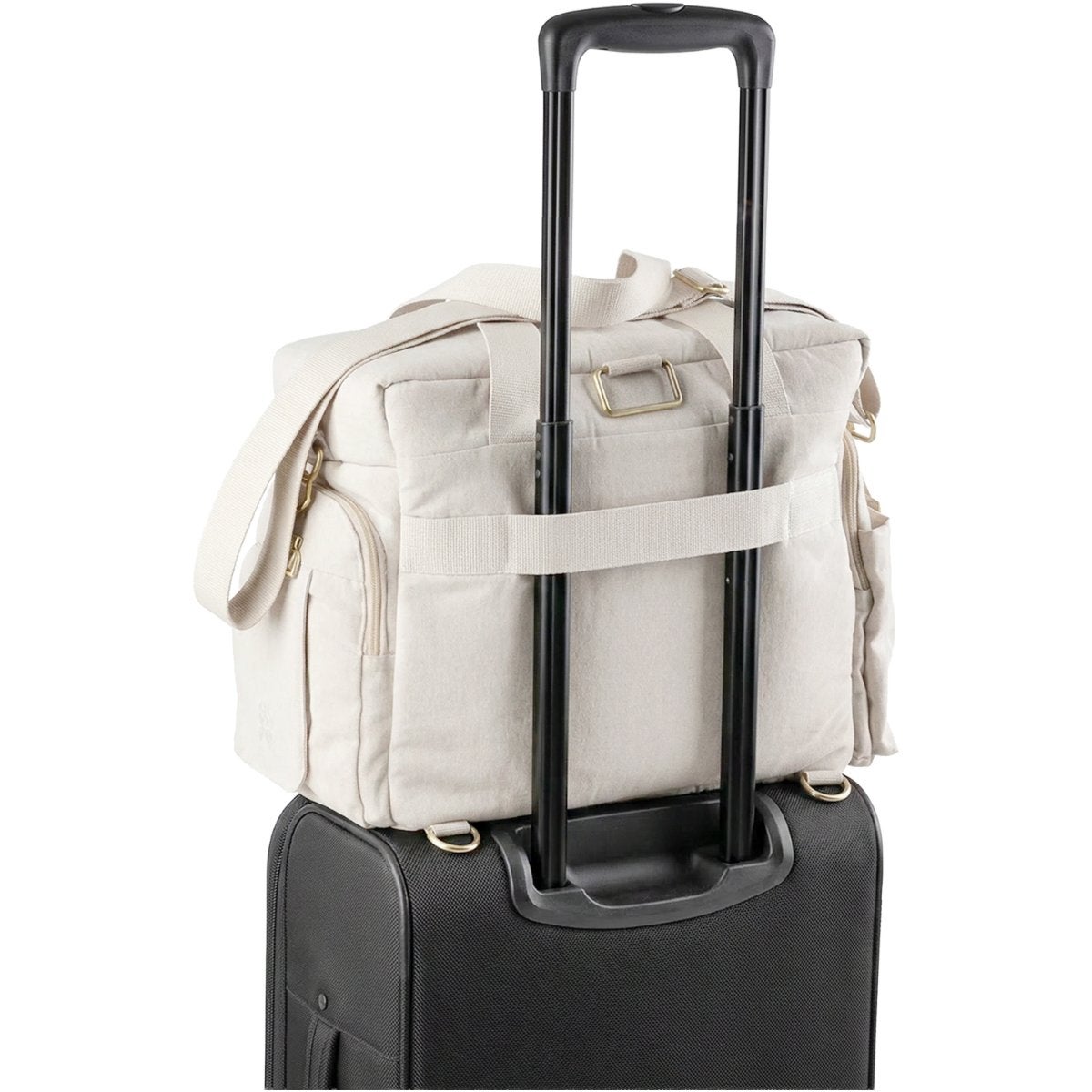 Sebra On-the-go skötväska morning beige melange