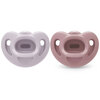 NUK napp first choice soft purple/red 0-6 mån