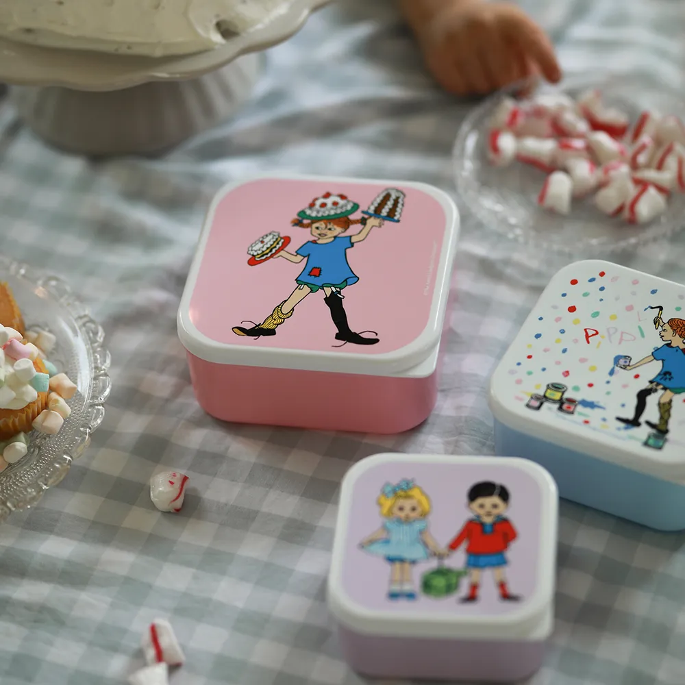 Rätt Start Pippi Födelsedag Snackbox 3-pack