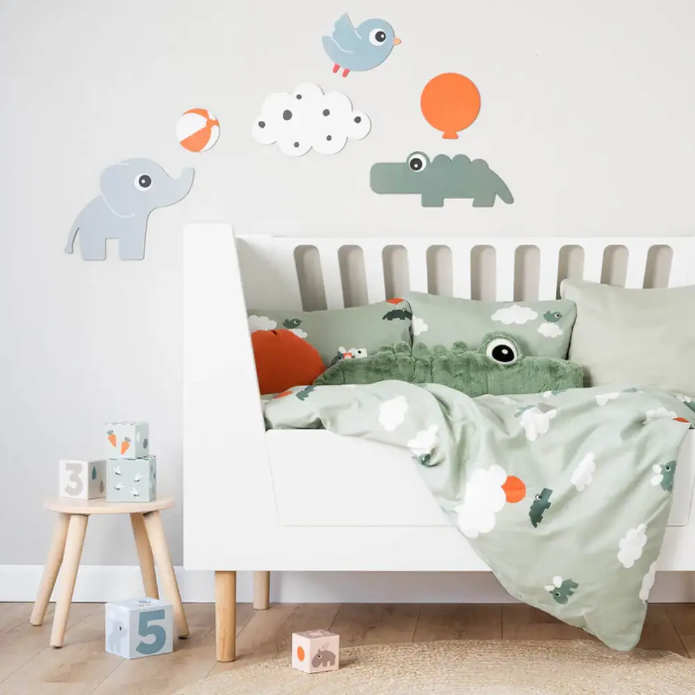 Done by Deer Wall Väggdekoration 6 st  Deer friends Colour mix