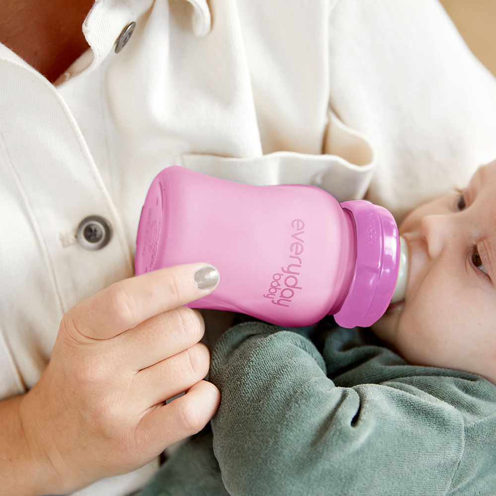 Everyday baby värmeavkännande nappflaska - 150ml Cerise rosa