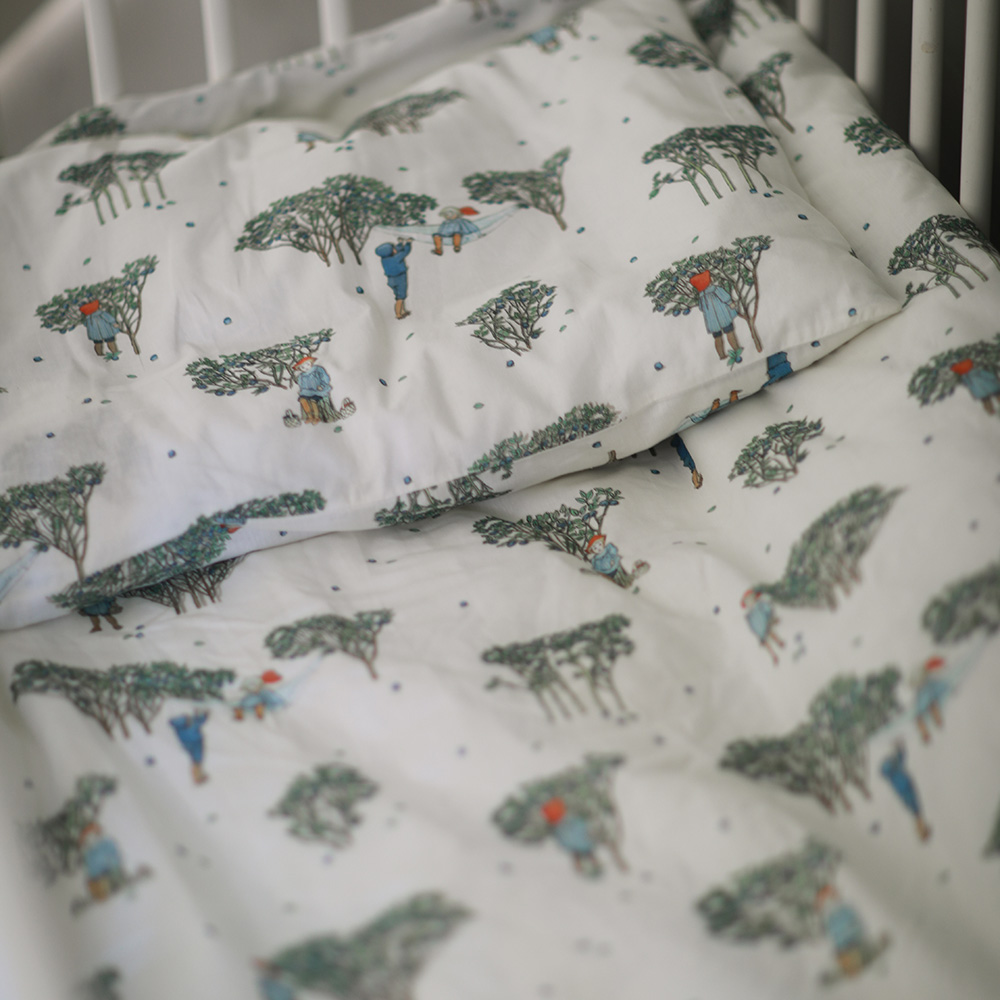 Rätt Start Putte i Blåbärsskogen Påslakanset spjälsäng