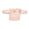 Elodie Longsleeved Baby Bib Rosy Bow One size