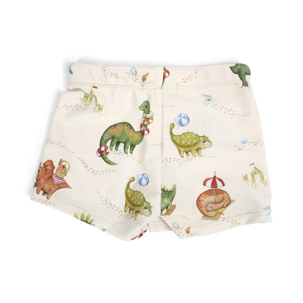 Filibabba Orla Badshorts 3-4 år - Dino Beach
