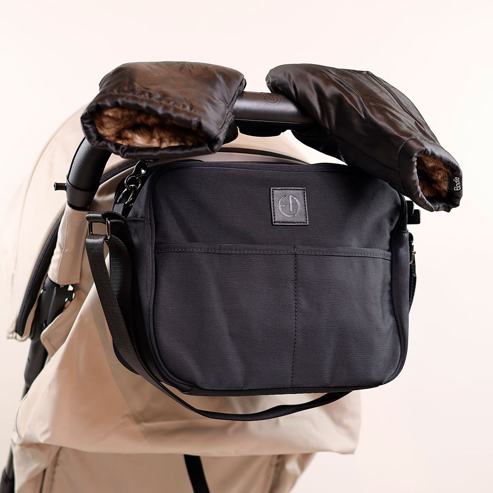 Elodie Details Barnvagnshandskar Black Edition 