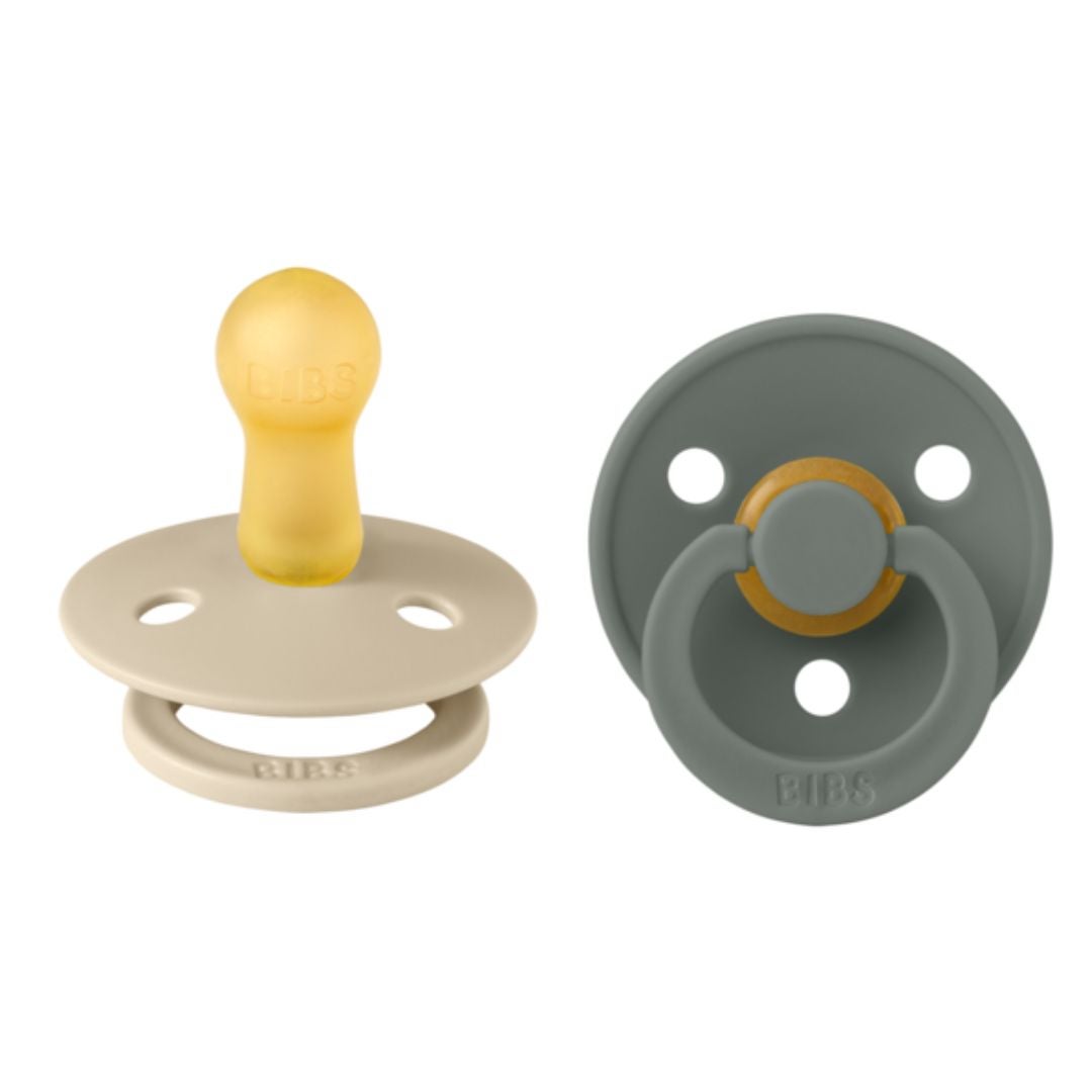 Bibs Napp 2-Pack 6-18m Vanilla/Pine