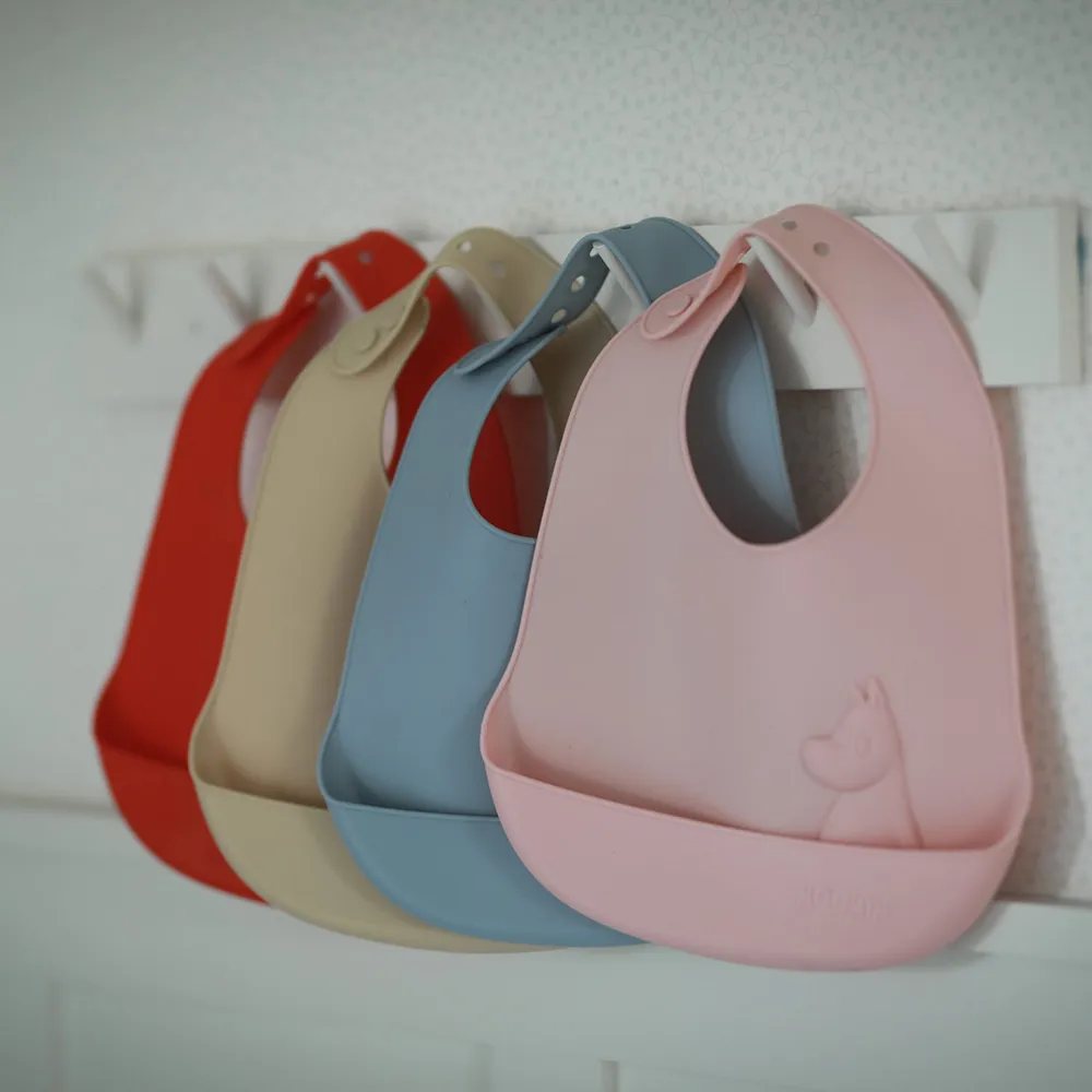 Rätt Start Mumin Silikon Haklapp Rosehip Pink