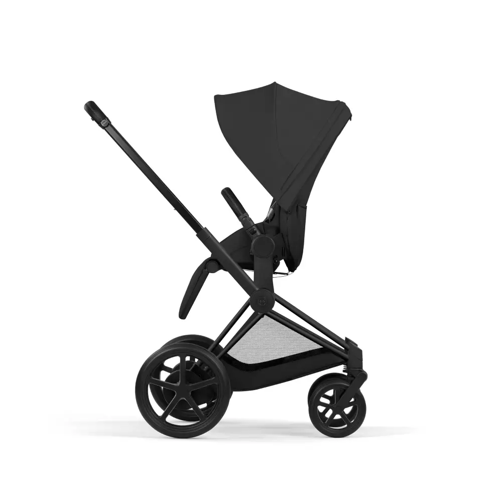 Cybex ePriam Barnvagn Matt Black/Sepia Black