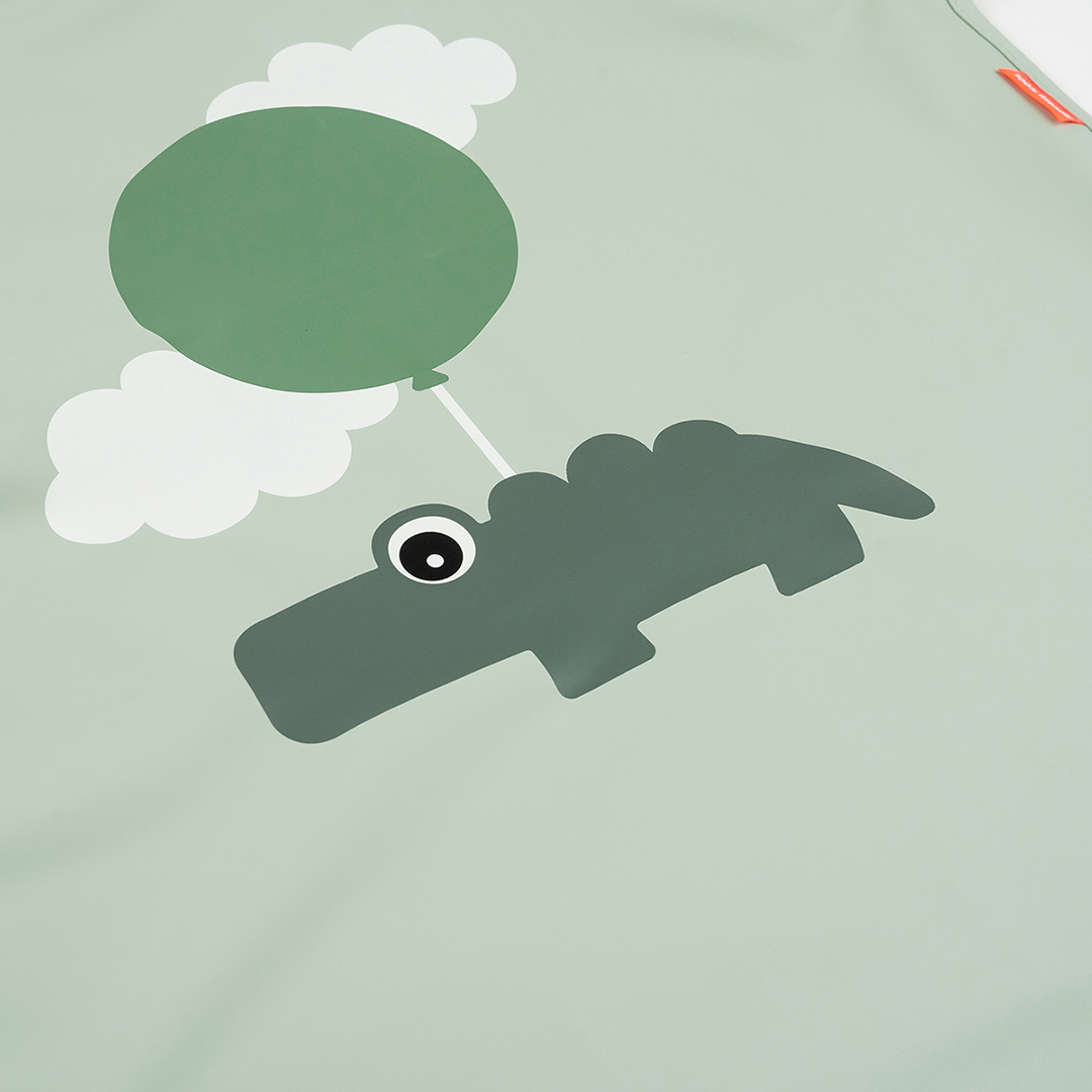 Done by Deer förkläde vattentätt Happy clouds Green