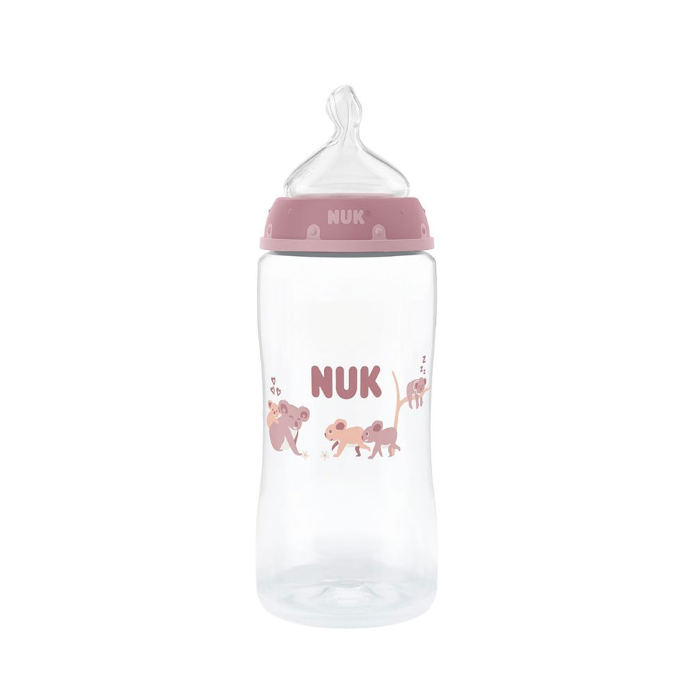 NUK first choice bottle 300 ml, koala 3 mån+