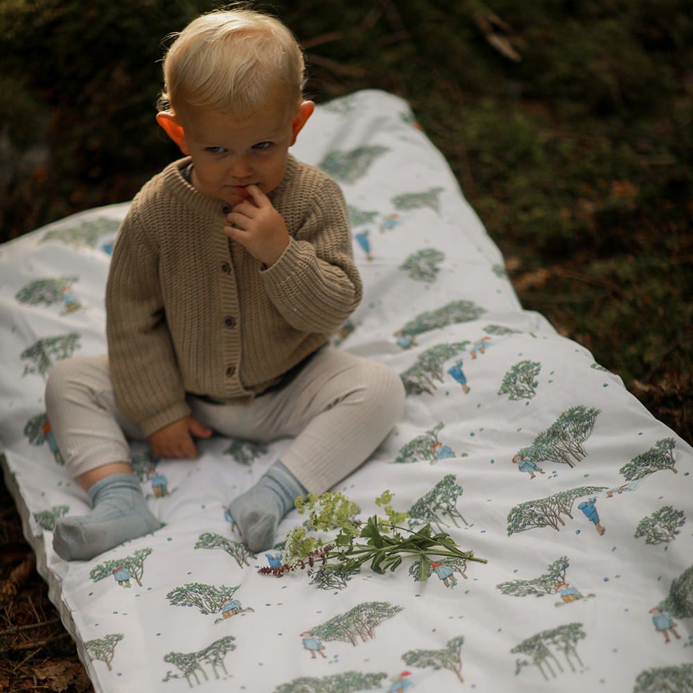 Rätt Start Beskow Putte i Blåbärsskogen Påslakanset vagn/vagga