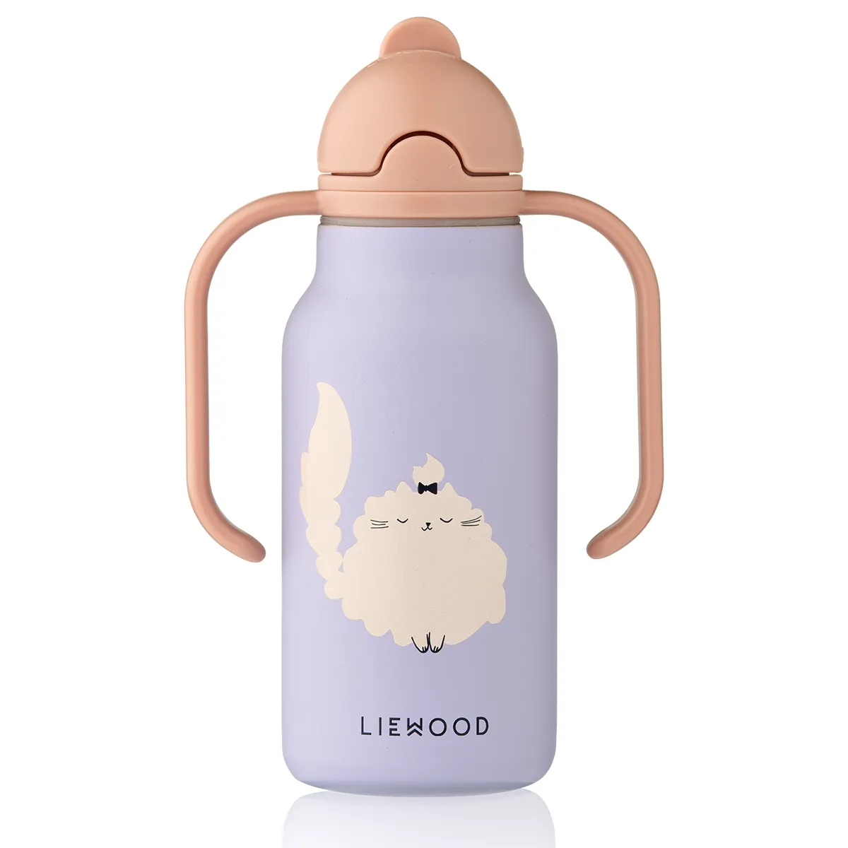 Liewood Kimmie vattenflaska 250 ml Cat / Warm lilac