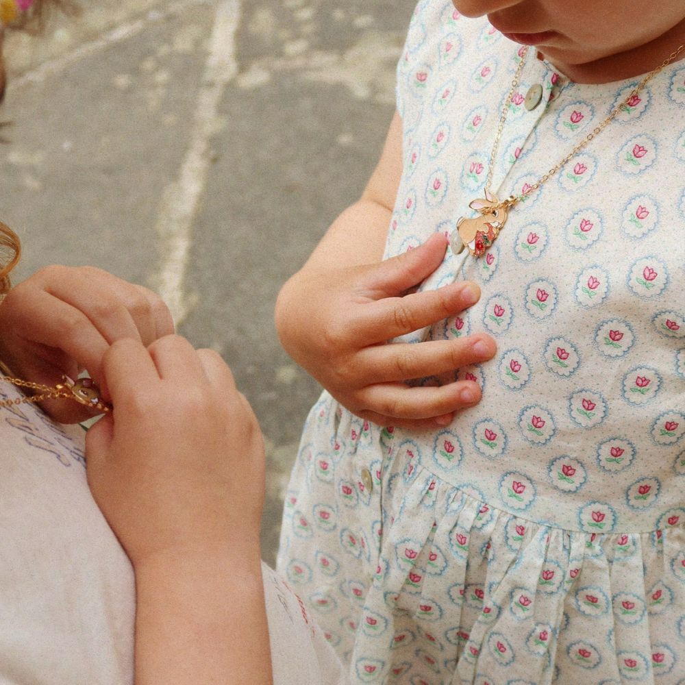 Konges Slöjd Bunny Bestie Halsband Gold