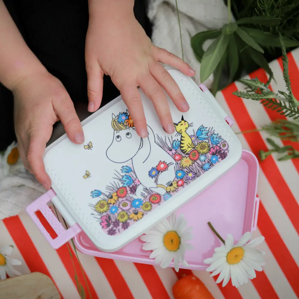 Rätt Start Mumin Äng Lunchlåda rosa