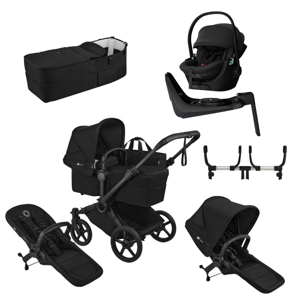 Bugaboo Donkey 6 Tvillingvagn + Thule Marple paket