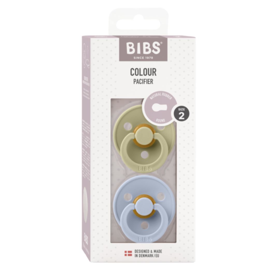 Bibs Napp 2-Pack 6-18m Khaki/Dusty Blue
