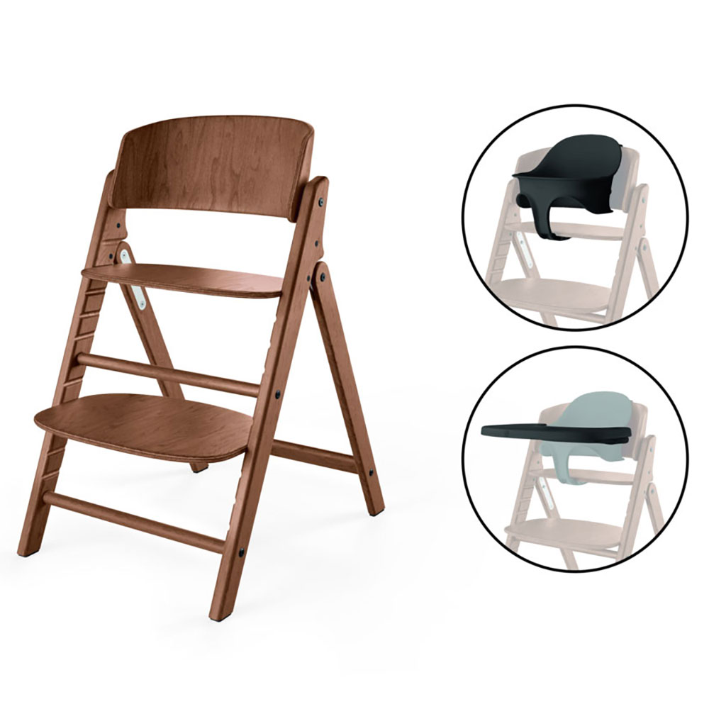 Cybex Click & Fold Matstol 3-in-1 All Natural Dark