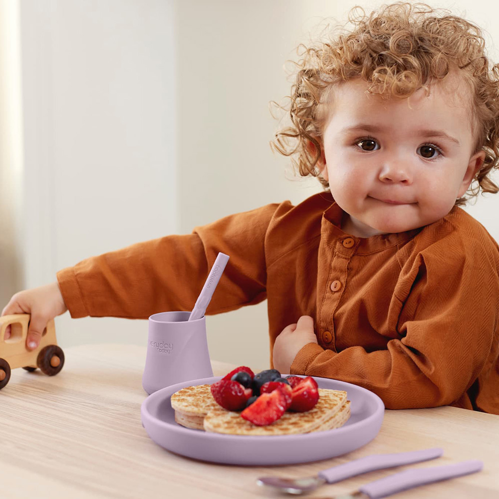 Everyday Baby silikontallrik Light Lavender