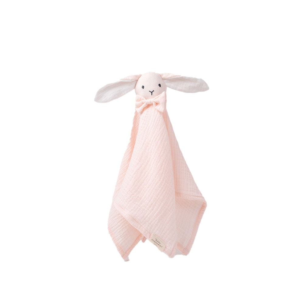 Teddykompaniet Diinglisar Snuttefilt Kanin Muslin babyrosa