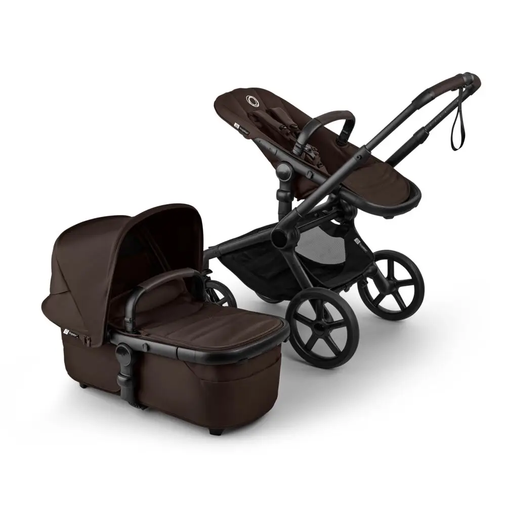 Bugaboo Fox 5 renew barnvagn black/cocoa brown