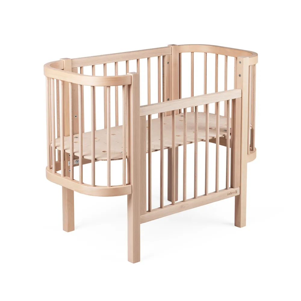 Sebra Bedside Crib Wooden Edition