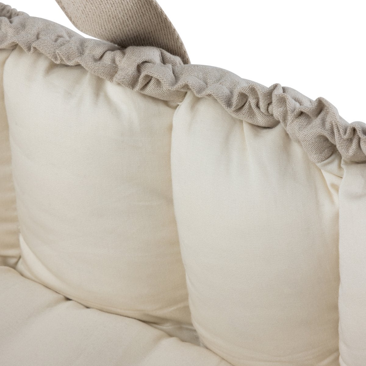 Sebra Babynest 3-i-1 med huv morning beige melange