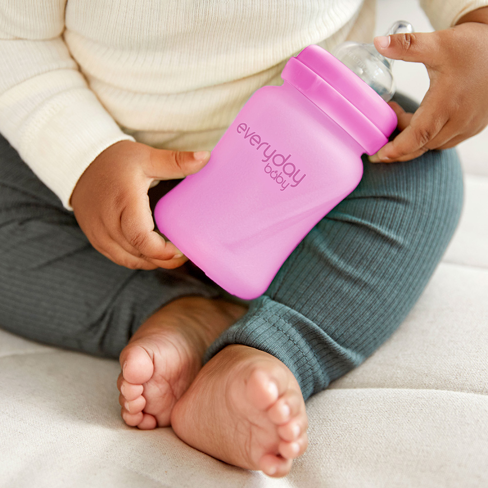 Everyday baby värmeavkännande nappflaska - 150ml Cerise rosa