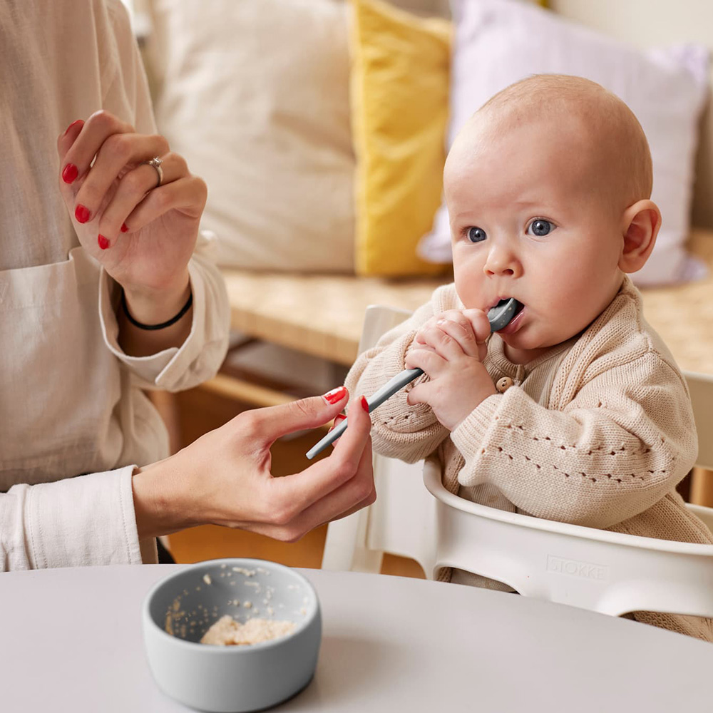 Everyday Baby Silikonsked 2-pack Quiet Grey