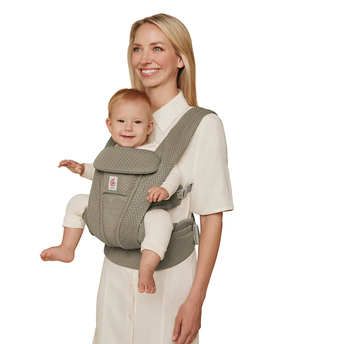 Ergobaby Omni Deluxe Mesh bärsele- Soft Olive