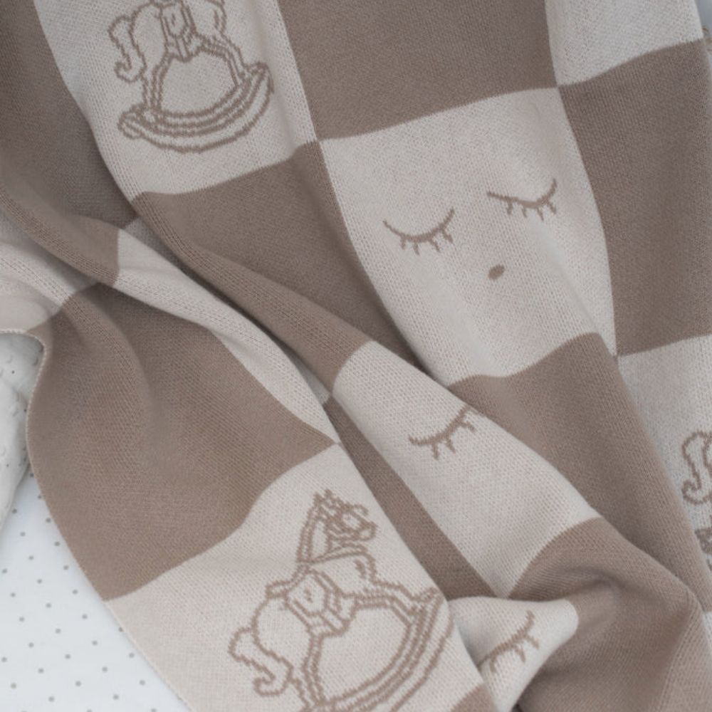 Livly Filt med Gunghästar