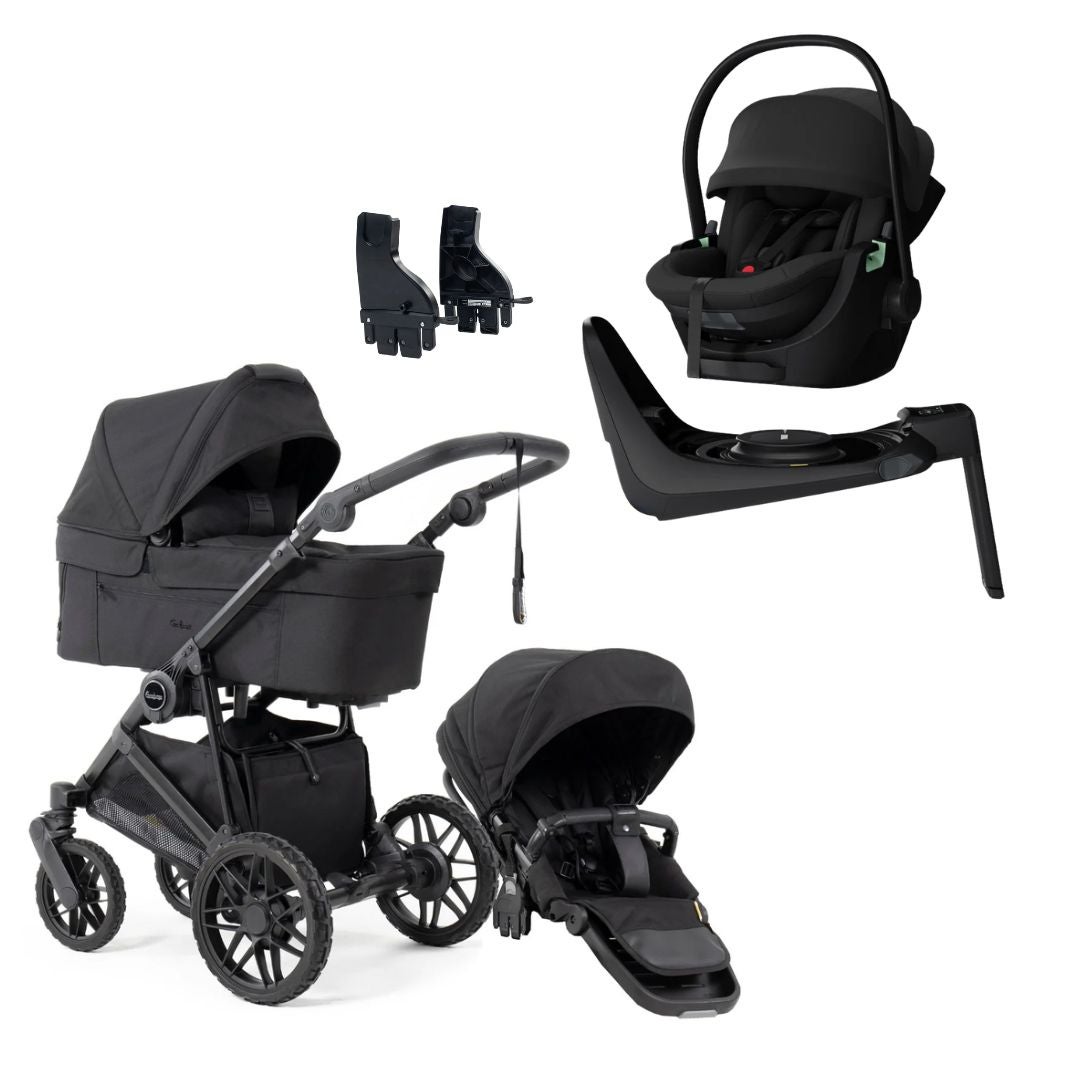 Emmaljunga Super Sonic Black Edition + Thule Maple