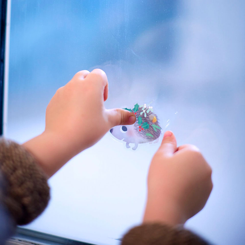 Filibabba fönsterklistermärken Wonderful Winter Forest friends