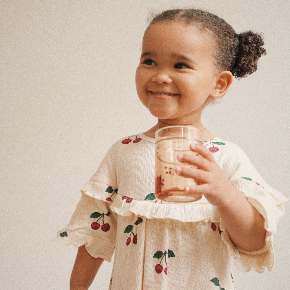 Konges Slöjd 2 Pack Glitter Cups Cherry- One Size